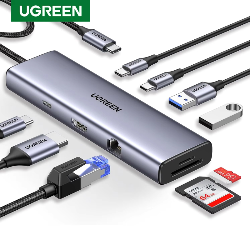 Usb Hub - UGREEN Revodok 9 في 1 USB
