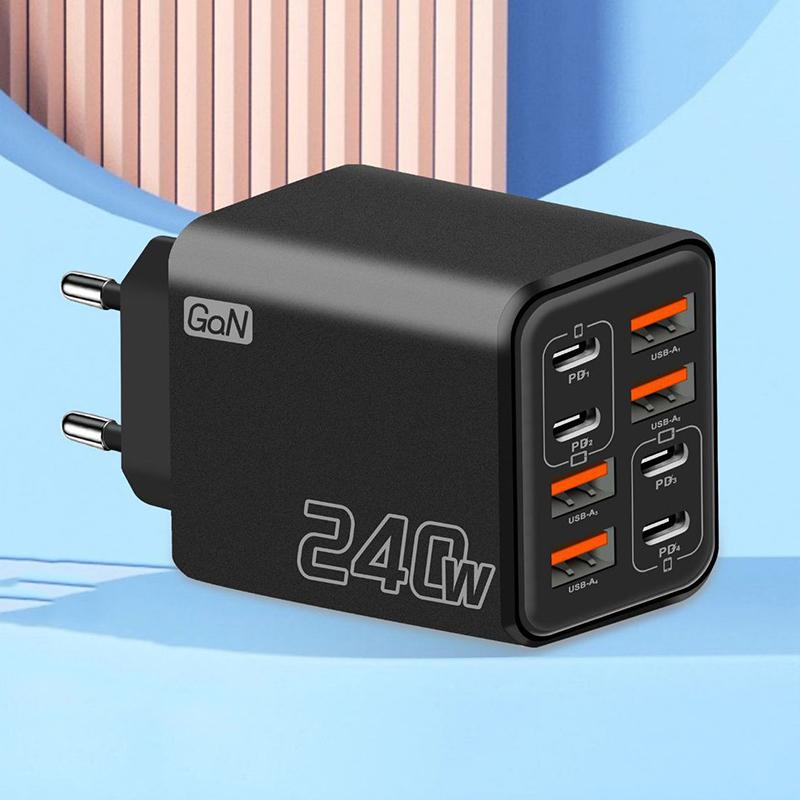 شاحن USB C بقوة 240 واط بتقنية - مراجعة Laptop Charger وسعره